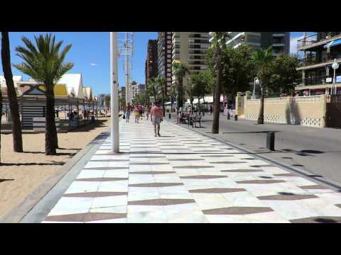 Benidorm Promenade by day - Spanish area