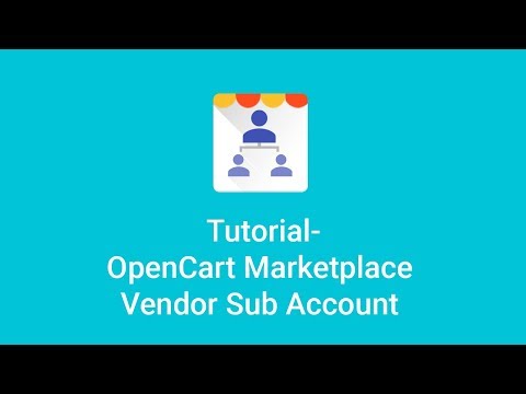 Opencart B2B Vendor Sub account | Marketplace Supplier Extension