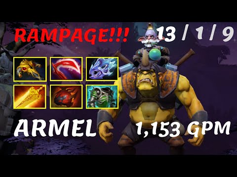 Armel Alchemist RAMPAGE - How to Play Even Alchemist is Nurf Full Gameplay Dota 2 7.22g