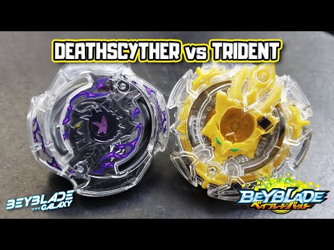 DEATHSCYTHER .O.A vs TRIDENT .H.C - Beyblade Burst ベイブレードバースト