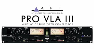 YouTube Video - ART Pro VLA III - Multivoice Tube / Opto Compressor