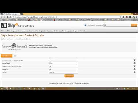 JTL Shop 3 Plugin - Feedback Formular Panel