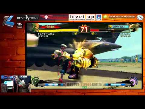 SSF4 AE: TATEYAMA (Dhalsim) vs Zangief, Yang - NSB25 Blocks