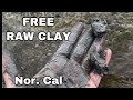 Finding Natural Clay in California