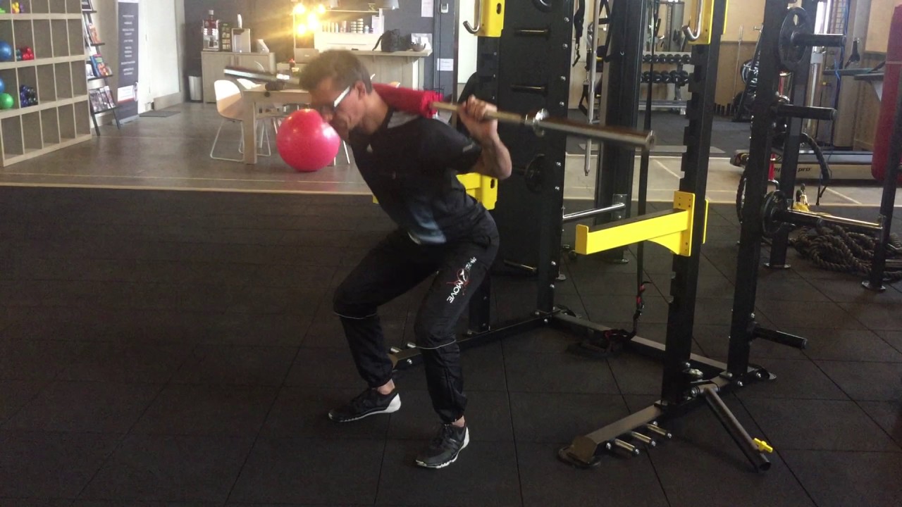 Squat olympische stang