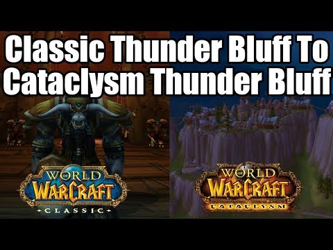 How Thunder Bluff Used To Be In Classic WoW And How It Is In Retail WoW