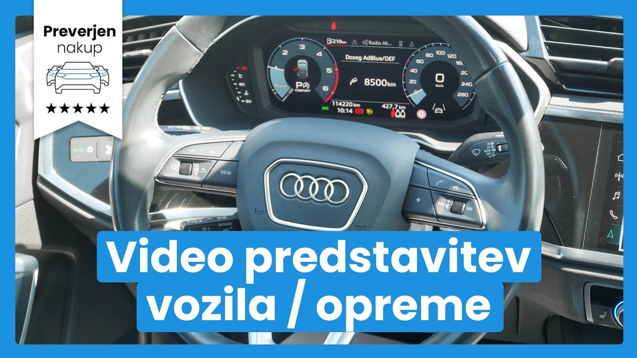 Audi Q3 Sportback 35 TDI S line - SLOVENSKO VOZILO