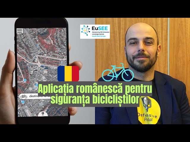 VIDEO. „Am fost ciclist 15 ani în București, dar n-am convins pe nimeni să meargă cu bicicleta”. Victor încearcă să reducă riscurile pentru bicicliști, cu aplicația Defensive Pedal