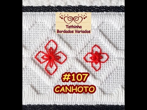 *107* FLOR JUSTINE 2 MODELOS / CANHOTOS - Tathinha Bordados Variados