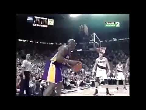 Blazers vs Lakers  Sabonis Highlights vs Shaquille O'Neal