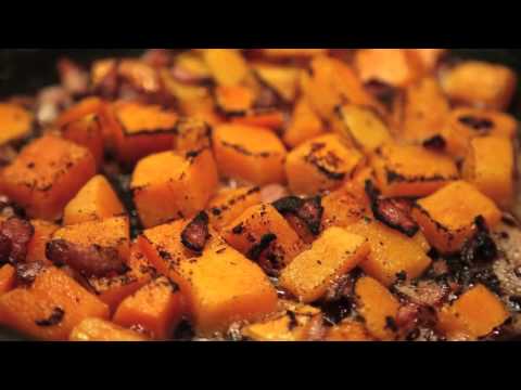 Warm Butternut Squash Salad with Sam the Cooking Guy
