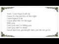 Landon Pigg - Last Stop Lyrics