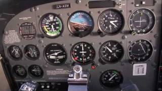 preview picture of video 'ENGM Cessna 172 sightseeing Oslo area with ATC'