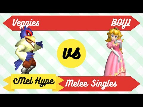 Mel Hype 3.5 - Melee Singles - Veggies (Falco) vs BOY1 (Peach) - LR1