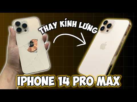 Video Thay kính lưng iPhone 14 Pro Max
