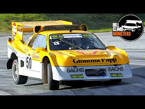 BRUTAL 750Hp FORD RS200 Evo || GROUP B Monster on HillClimb ONBOARD