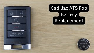 How To Replace or Change Cadillac ATS Remote Key Fob Battery 2013 - 2014