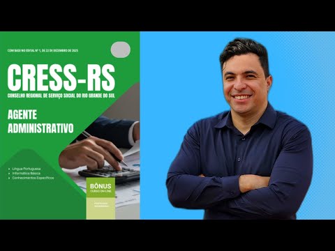 Apostila Concurso CRESS-RS Conselho de Serviço Social do Rio Grande do Sul - Agente Administrativo