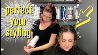 How To Apply Hair Products! (learn from the professionals)