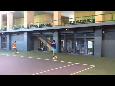 Manuel "Mik" Balce on training