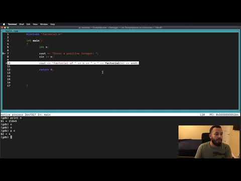 C++ Debugging Basics using GDB