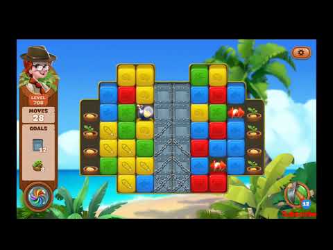 Lost Island Blast Adventure Level 708 NO BOOSTERS - A S GAMING
