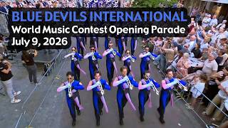 Blue Devils International | World Music Contest Opening Parade - Kerkrade, NL | L1 Live Stream
