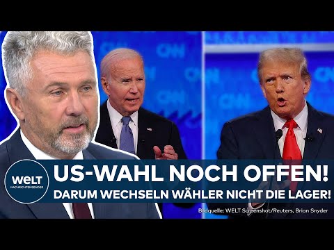 US-WAHL: Wähler noch unentschlossen - Für Joe Biden ist noch alles offen, obwohl Trump vorne liegt