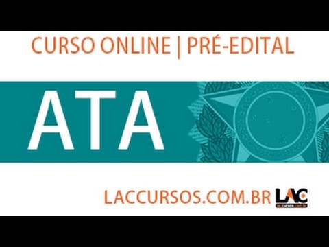 Curso Online - ATA 2015 - Pré-Edital