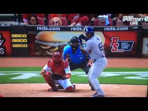 Puig Hits 2nd Homerun of game Vs Reds