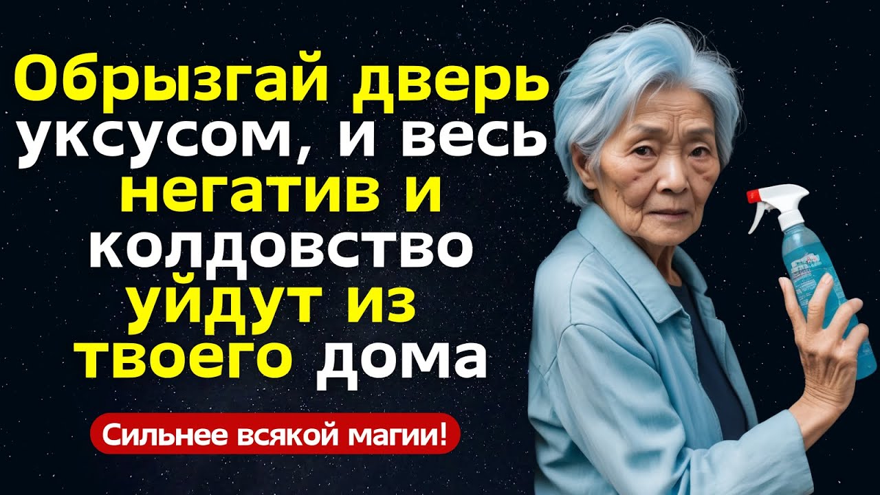 Обрызгай дверь уксусом, и весь негатив и колдовство уйдут из твоего дома