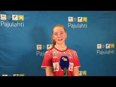 Benedicte Sillassen: Doing some training at the COE helps me a lot to get a good feeling on court