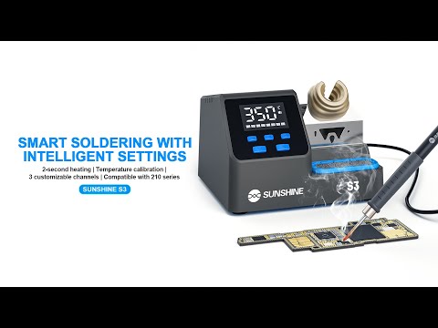 Máy hàn cầm tay SUNSHINE S3 dùng mũi C210 với 3 kênh nhớ