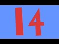 Seasame Street Abstract Number Count 14 NEW