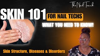 SKIN 101 FOR NAIL TECHS | Skin Structure, Diseases & Disorders | Nail Academy | Episode 3