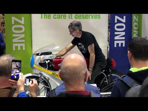Millyard RC374 startup Motorcycle Live 2018 Honda 6 Hailwood
