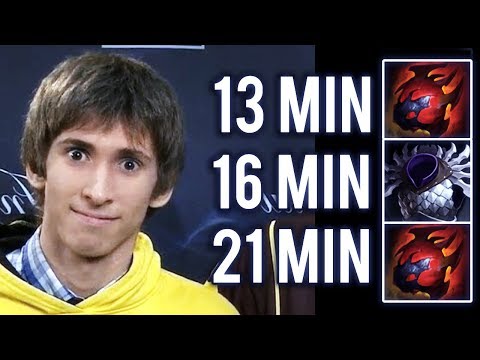 Dendi Bristleback [Panzer Tank] WTF 13 MIN Tarrasque Crazy Game Dota 2