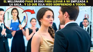 El Millonario pagó $9,000 para llevar a su empleada a la gala… y lo que ella hizo sorprendió a todos