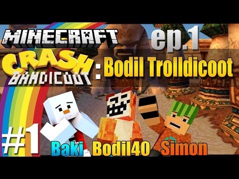 NEW SERIES - Bodil Trolldicoot - Minecraft Craft Bandicoot Map Part 1 w/ Bodil40 and SimonHDS90