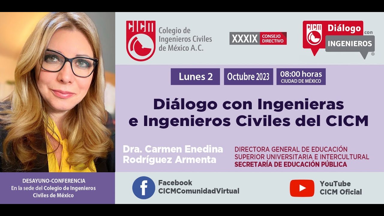 DIÁLOGO CON INGENIERAS E INGENIEROS CIVILES DEL CICM.