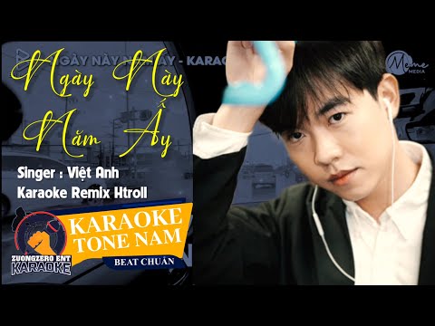 Karaoke | Ngày Này Năm Ấy - Tone Nam | Remix Htroll Chuẩn TikTok | Em Đã Xa Anh Mất Rồi Người Ơi...