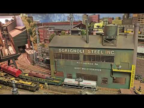 Steel Mills on Bill Kachel's Incredible HO Railroad!