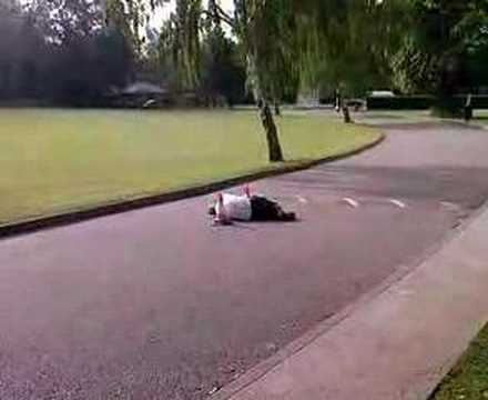 The fight on the drive.