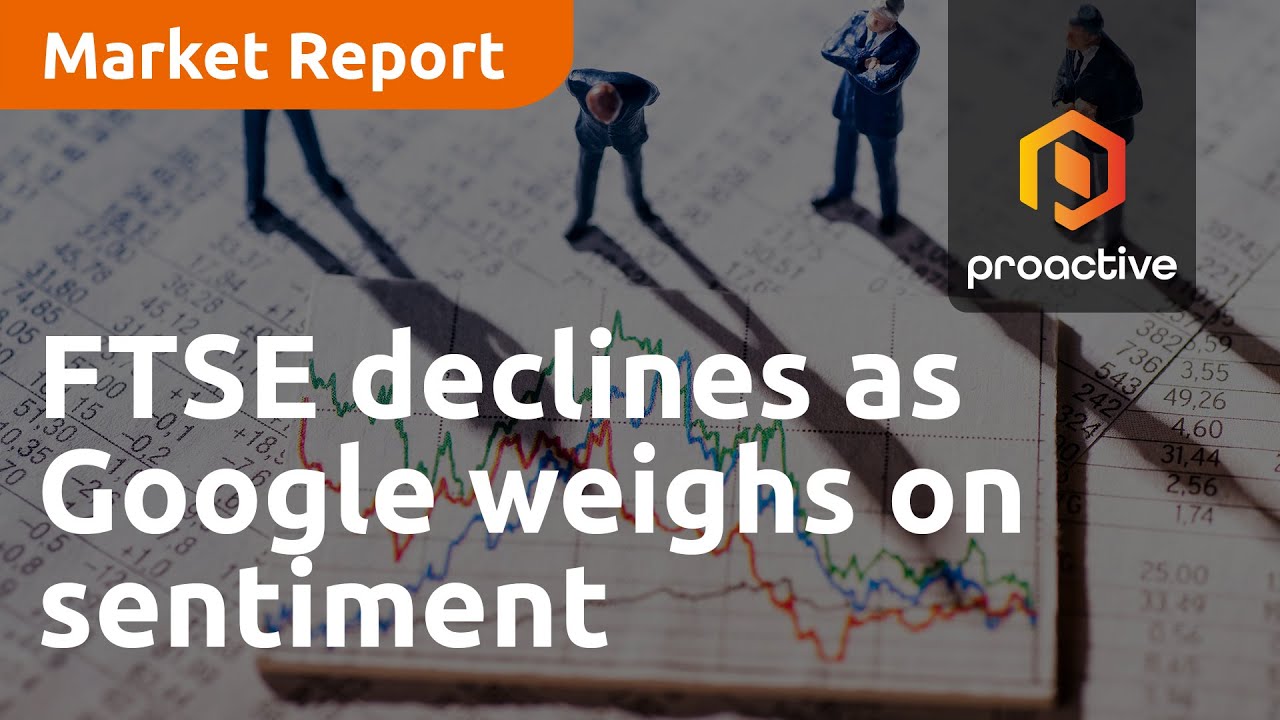 FTSE declines as Google owner Alphabet weighs on sentiment; StanChart slips on China - Market Report