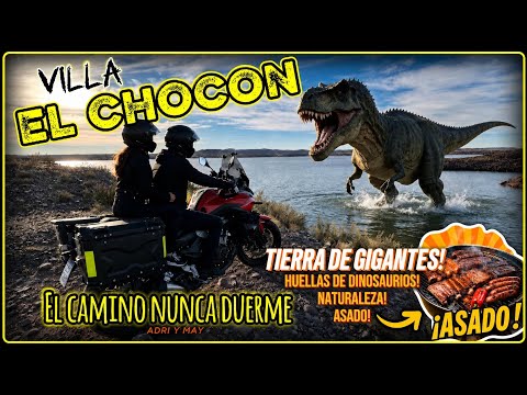 ASADO entre DINOSAURIOS, Con la VOGE 500 DS - VILLA EL CHOCON