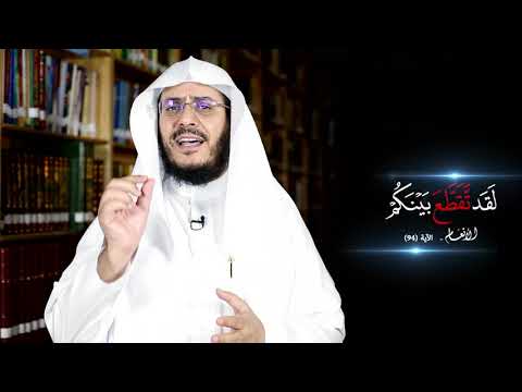 برنامج غريب القرآن | الحلقة 181 | قوله تعالى: ‏﴿‏‌لَقَدْ ‌تَقَطَّعَ بَيْنَكُمْ﴾ [الأنعام: 94].