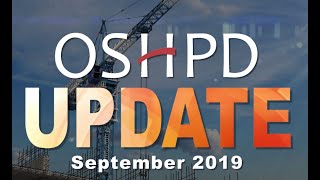 OSHPD Update September 2019