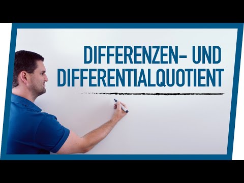 Difference and Differential Quotient | Math by Daniel Jung