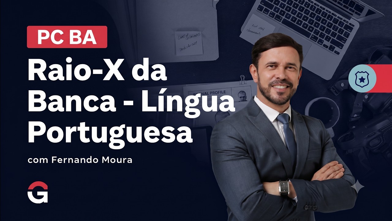 Concurso PC BA | Pare de estudar Português do jeito errado | Fernando Moura
