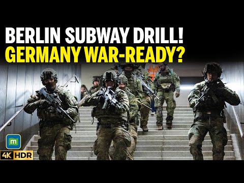 Berlin Subway Turns into Battlefield: German Army Trains for Urban Combat | 4k